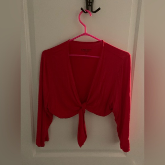 Torrid Super Soft Shrug Tie-Front - Picture 6 of 8